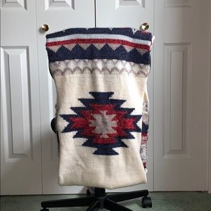 American Eagle Infinity Scarf Tribal Print